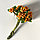 Букетик-бутоньерка Тычинки с листочками, фото 4