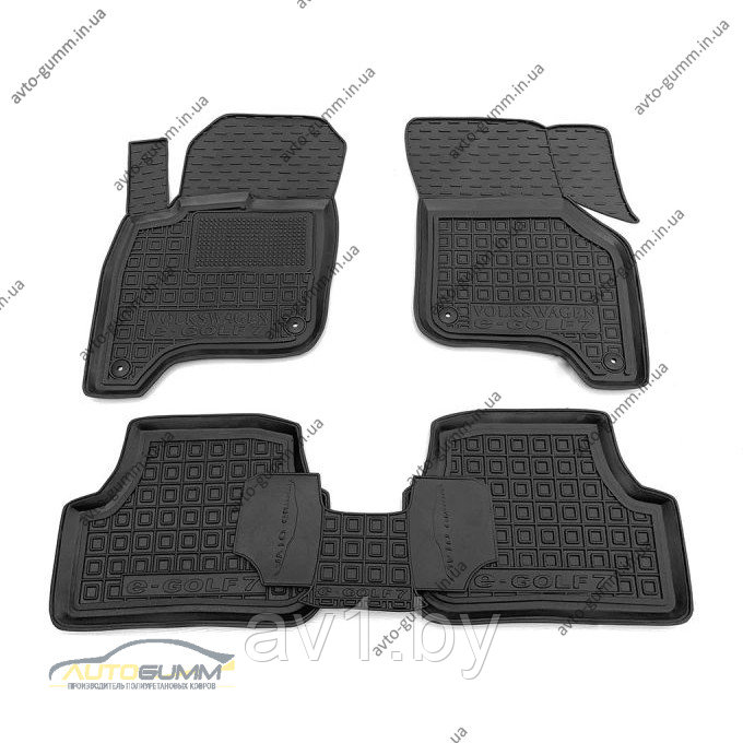 Коврики резиновые для VW E-Golf VII [11748] /VW Гольф 7 / Фольксваген  Е-Гольф 7 ()