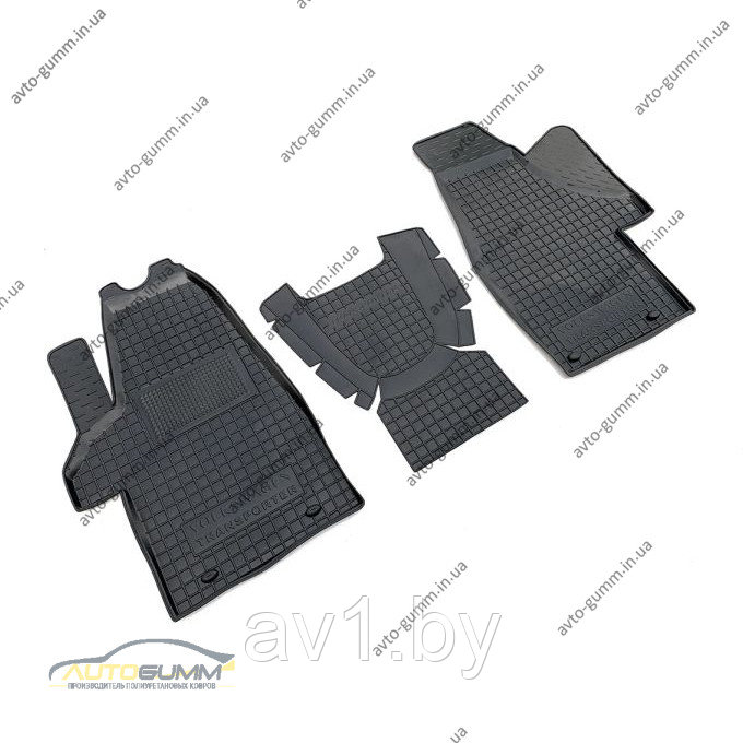 Коврики резиновые для VW T5 (10-) Multivan 1+1 [11329]/ VW Transporter / Caravella / Фольксваген Транспортер