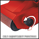 Ленточная шлифмашина Einhell TC-ВS 8038 (800W, лента 533x76 mm, регулятор оборотов, пылеотвод), фото 2