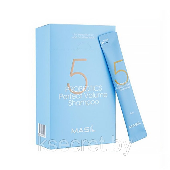 [MASIL]Шампунь для объема волос - 5 Probiotics Perfect Volume Shampoo STICK POUCH 8 mL - фото 1 - id-p167723511