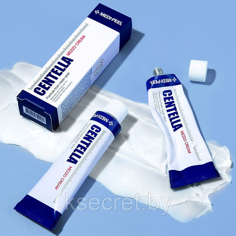 MEDI-PEEL Centella mezo cream Успокаивающий крем с экстрактом центеллы для чувствительной кожи Меди Пил - фото 4 - id-p167728777