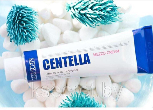 MEDI-PEEL Centella mezo cream Успокаивающий крем с экстрактом центеллы для чувствительной кожи Меди Пил - фото 5 - id-p167728777