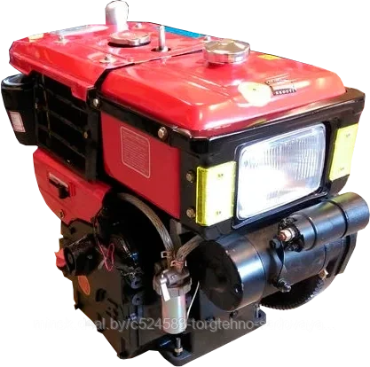 Дизельный двигатель R180NDL (Аналог HONDA) 10.5 л.с. вал 25 мм под минитрактор и с электростартером