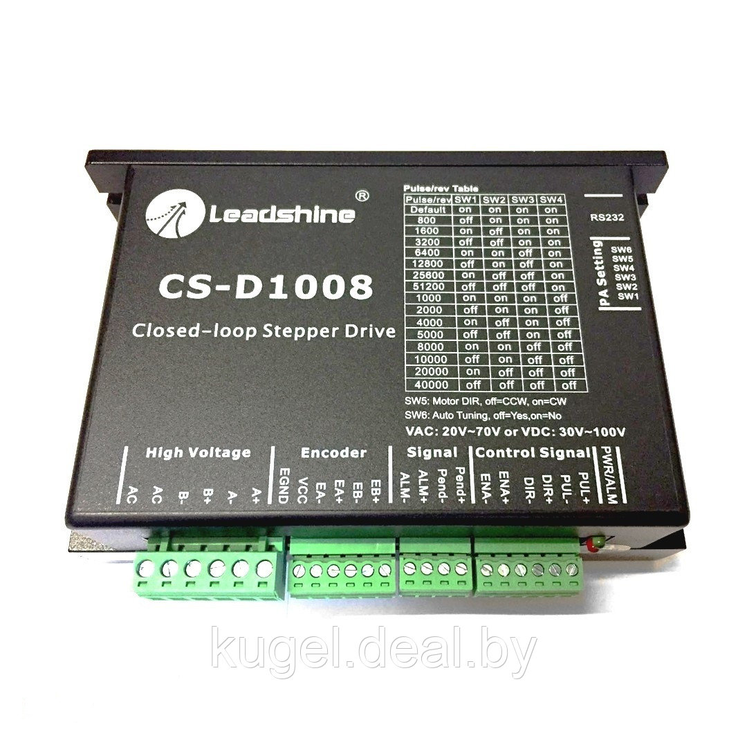 Драйвер шагового двигателя с обратной связью, CS-D1008, Leadshine - фото 1 - id-p167729743