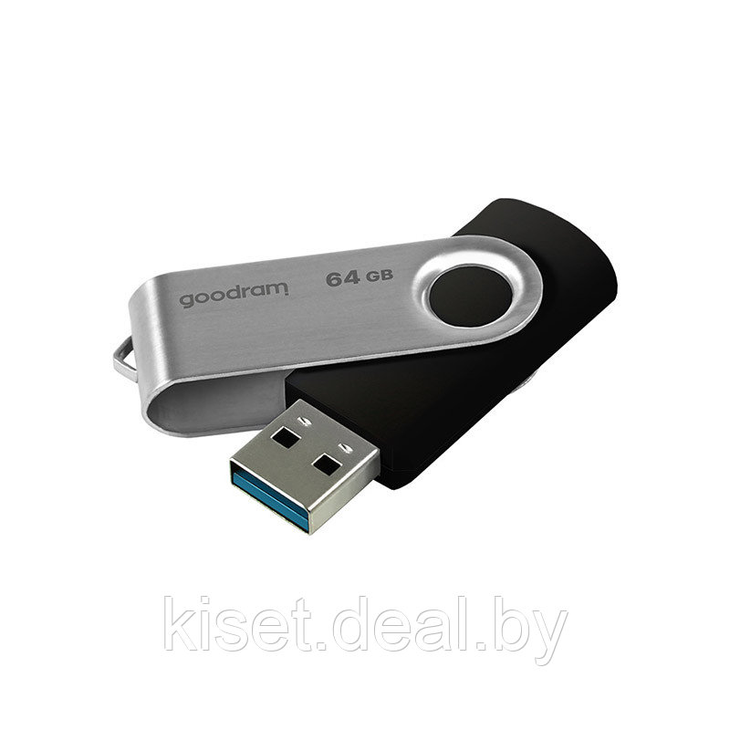 Флешка USB 3.0 Flash GOODRAM UTS3 64GB черная - фото 2 - id-p167739480