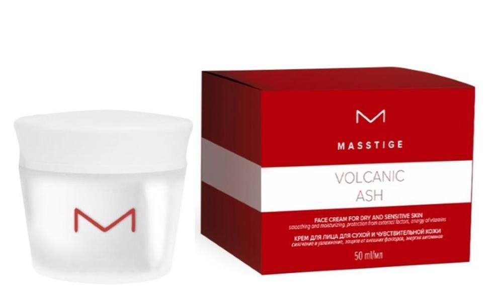 Крем для лица Masstige "Volcanic Ash" для сухой и чувствительной кожи, 50 мл - фото 1 - id-p156506406