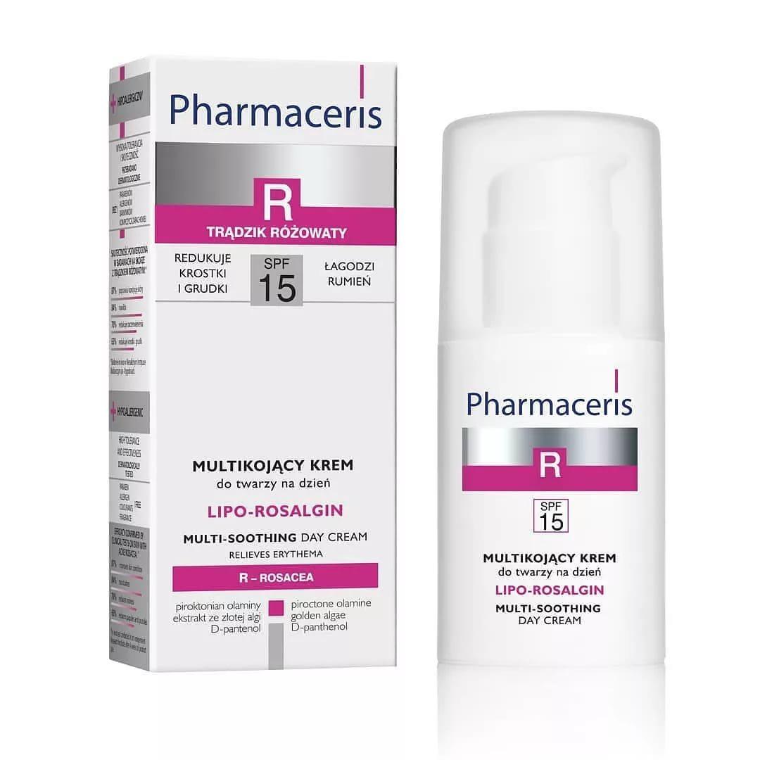 Успокаивающий дневной крем Pharmaceris R "Lipo-Rosaigin SPF 15", 30 мл - фото 1 - id-p156506428