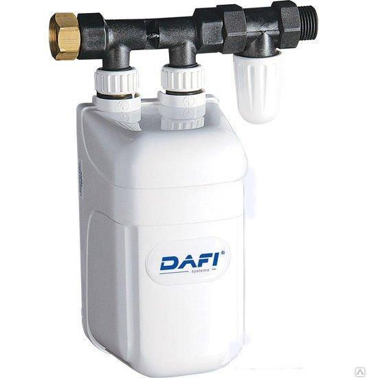 Проточный водонагреватель DAFI с линейным присоединением (напорный) 220В 3,7 кВт - фото 1 - id-p167744062