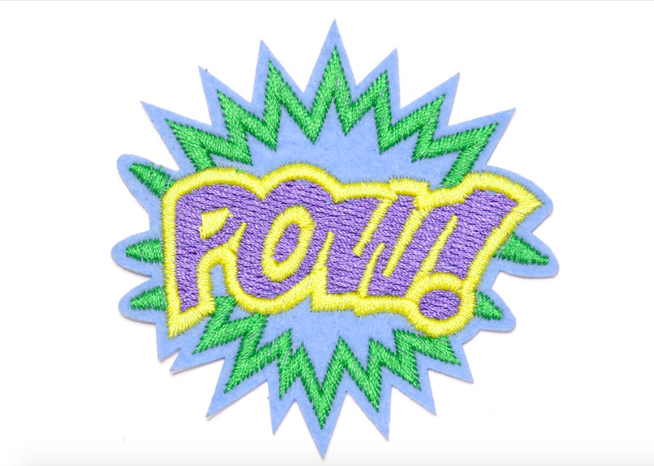 Термонаклейка "POW"