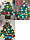 Елочка из фетра с новогодними игрушками липучками Merry Christmas, подвесная, 93 х 65 см Декор В, фото 9