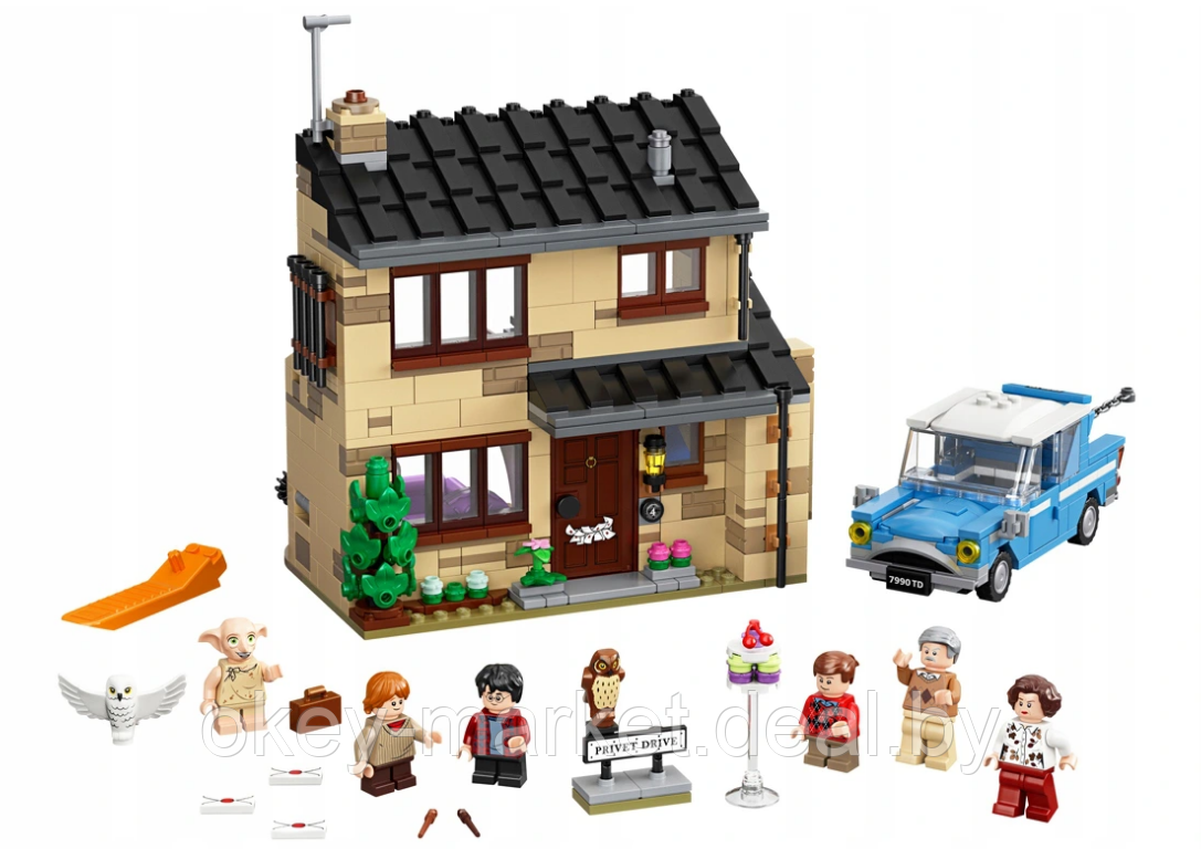 Конструктор LEGO Harry Potter Тисовая улица, дом 4 - фото 2 - id-p167766465