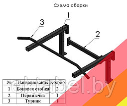 Шведская стенка Экта Спектр УК 2 Белый, фото 3