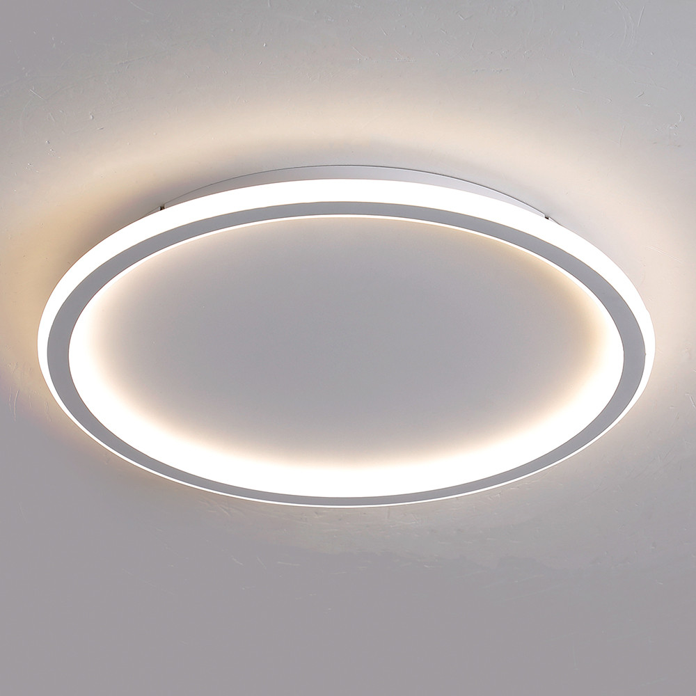 Белый потолочный светильник AL5800 Ring 80W с парящим эффектом - фото 4 - id-p167789912