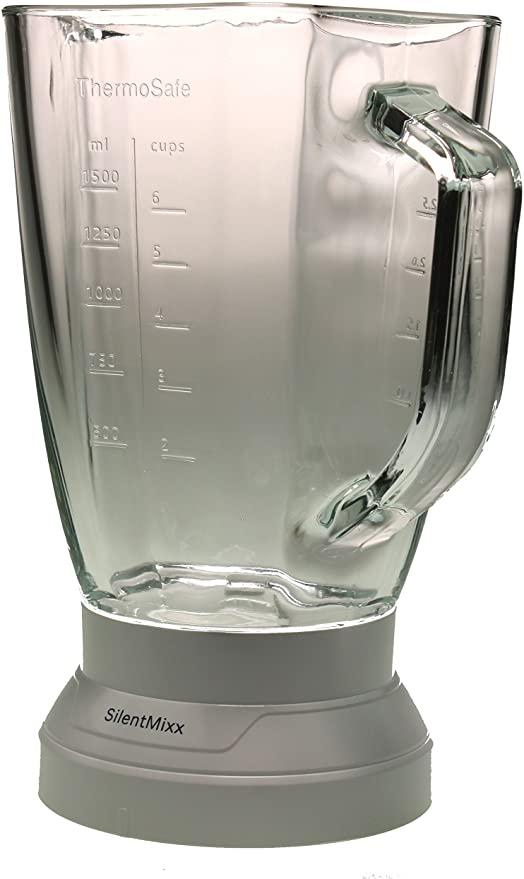 Стеклянный стакан в сборе блендера для кухонного комбайна bosch 11009242 - фото 1 - id-p167794303