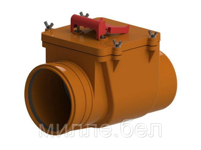 Обратный клапан ТП-85 НК 160 РТП (Для наружной канализации) (РосТурПласт) - фото 1 - id-p167403505