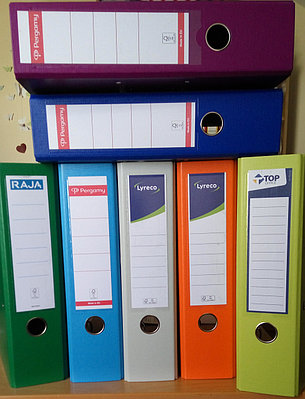 Папка-регистратор без металлич. уголка, двухсторонняя А4, корешок - 75 мм, цвет - ассорти, фото 2