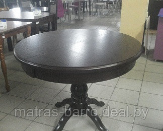 Круглый раздвижной стол Прометей из массива ( тон Cream White) - фото 5 - id-p167798922
