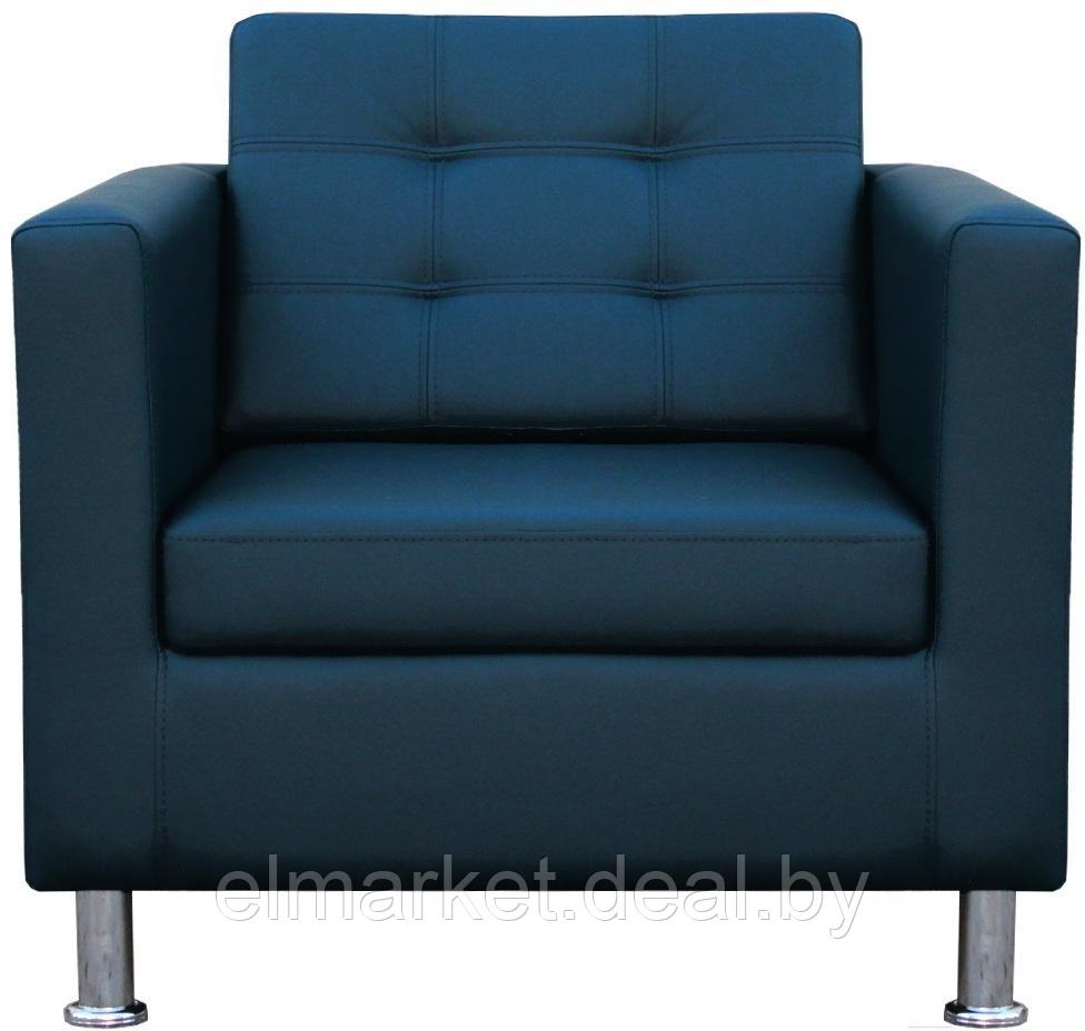 Кресло Бриоли Дилли клетка L18 синий - фото 1 - id-p167798400