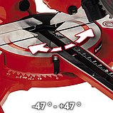 Торцовочная пила Einhell TC-SM 2131/1 Dual (1800W, диск 210 мм, 4900 об/м, глуб. до 62 мм, шир. до 310 мм), фото 4
