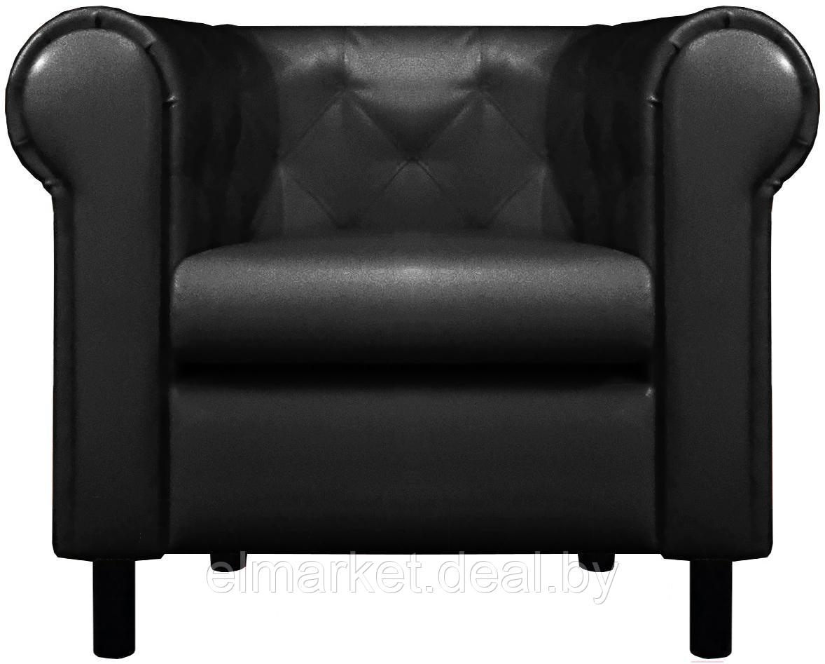 Кресло Бриоли Винчестер L22 черный - фото 1 - id-p167796384