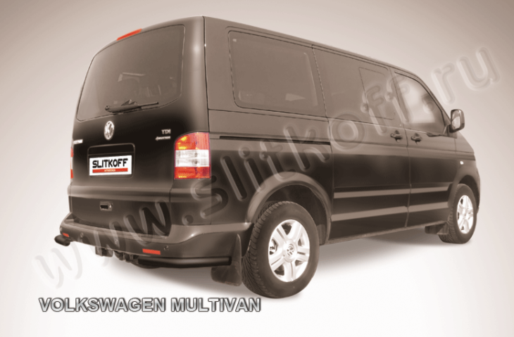 Уголки d57 черные Volkswagen Multivan