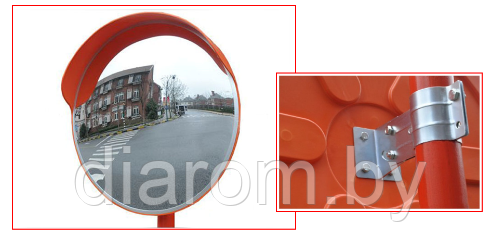 Зеркало дорожное сферическое 600 мм - фото 4 - id-p167804998