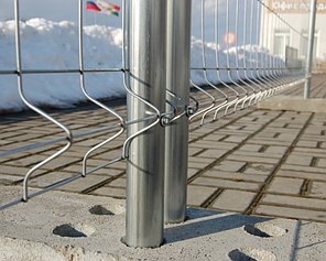Основание бетонное для временных ограждений 32 кг армированное, фото 2