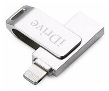 IDrive mini USB 64Gb для iPhone (Серебро)