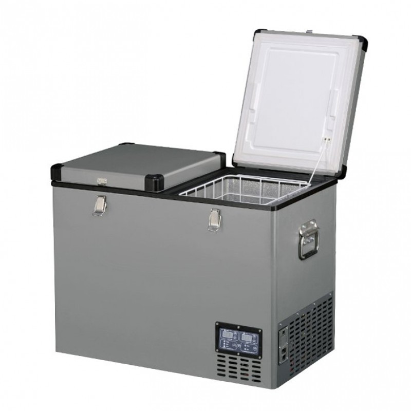Переносной автохолодильник Компрессорный автохолодильник Indel B TB92DD Steel - фото 1 - id-p131652454