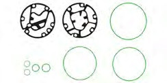 Набор прокладок и уплотнителей корпуса компрессора автокондиционера EK2113 (2400014) Gasket Seal Kit - фото 1 - id-p167818853