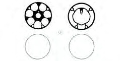 Набор прокладок и уплотнителей корпуса компрессора автокондиционера EK2215 Gasket Seal Kit - фото 1 - id-p167818894