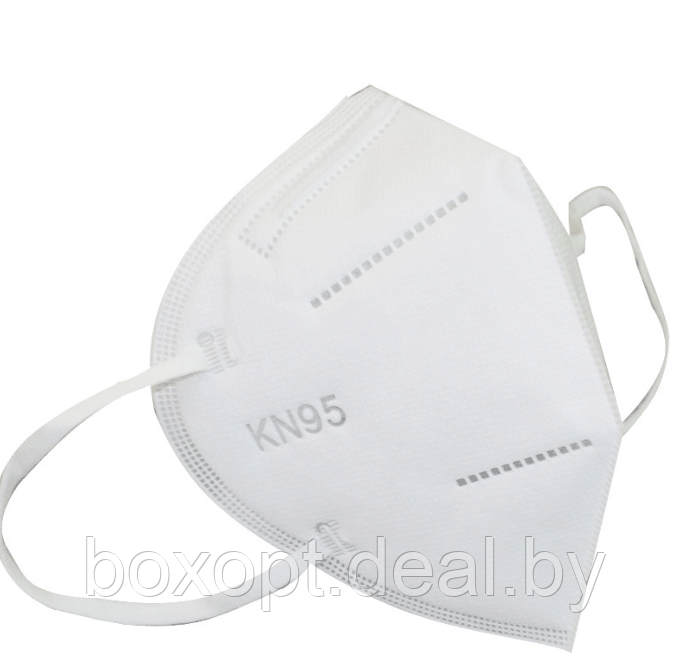 Защитная маска респиратор KN95 FFP2, без клапана - фото 3 - id-p167826297