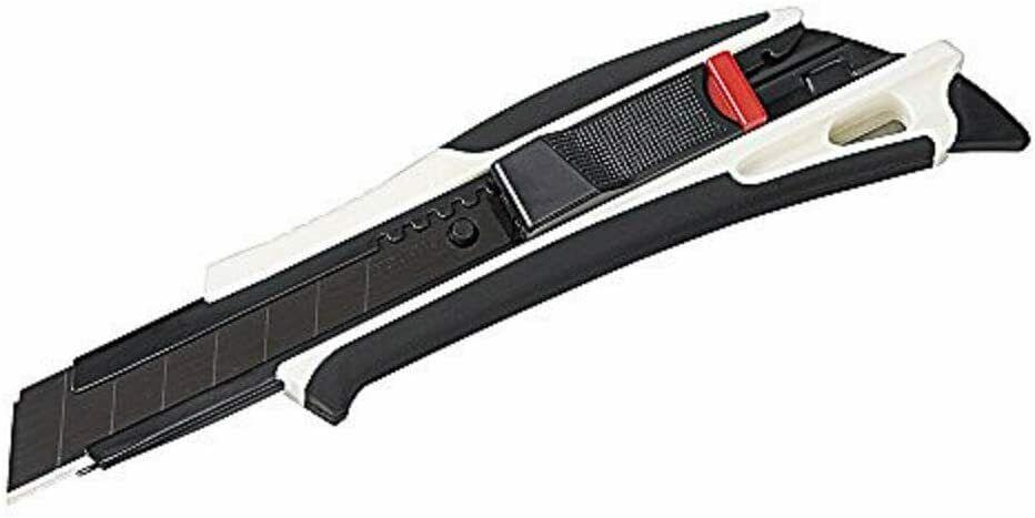 Нож строительный сегментный безопасный 18мм TAJIMA автоматический фиксатор - фото 1 - id-p167830253