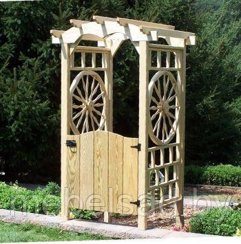 Пергола-арка садовая деревянная "Дачная Люкс №23" - фото 1 - id-p167839305