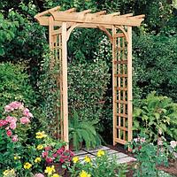 Пергола-арка садовая деревянная "Дачная Люкс №25"