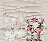 Свадебный набор "Прованс" в пудровом цвете, фото 6