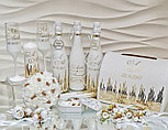 Свадебный набор "Зеркала" в бело-золотом цвете, фото 5