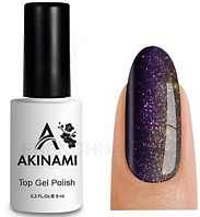 Akinami Топ с шиммером Top Gel Glitter 9 мл, 8