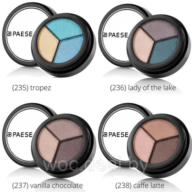 Paese Тройные тени для век с сатиновой текстурой Opal Eye Shadows 5 гр, Тон 237 - фото 1 - id-p167846591