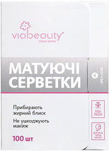 Viabeauty Матирующие салфетки для лица 100 шт