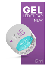 CosmoLac Гель для наращивания Led Clear New, 15 мл