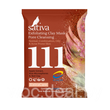 Sativa Маска-гоммаж для очищения пор №111 15 гр - фото 1 - id-p167852040