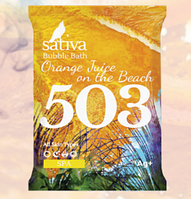 Sativa Пена для ванн 503 Апельсиновый фреш на пляже 15 гр