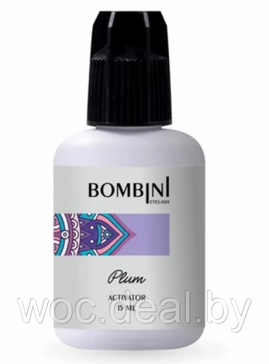 Bombini Ускоритель клея с экстрактом Сливы Plum 15 мл - фото 1 - id-p167857981