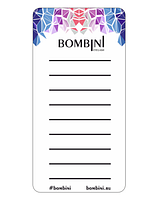 Bombini Планшет для ресниц Bombini 7,5х15