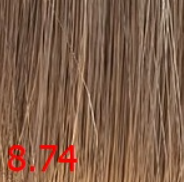 Wella Professionals Краска для волос Koleston Perfect, 60 мл, 8.74 Ирландский красный