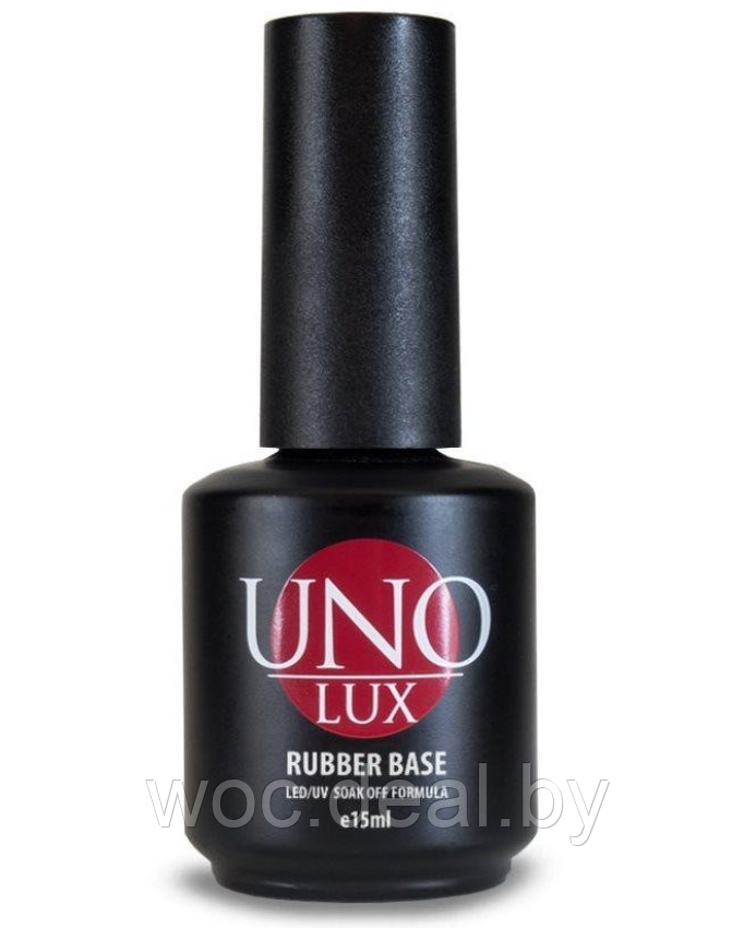 Uno Базовое покрытие для гель-лака Lux Rubber Base 15 мл - фото 1 - id-p167859037