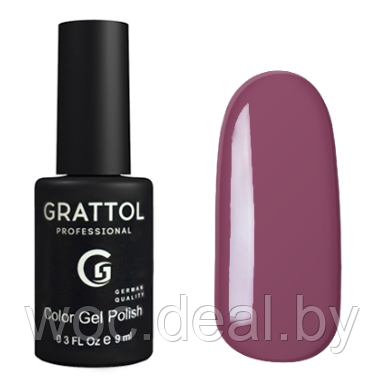 Grattol Гель-лак Классическая коллекция Classic, 9 мл, 024 Dusty Purple - фото 1 - id-p167848886