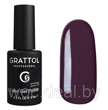 Grattol Гель-лак Классическая коллекция Classic, 9 мл, 054 Dark Purple - фото 1 - id-p167848915